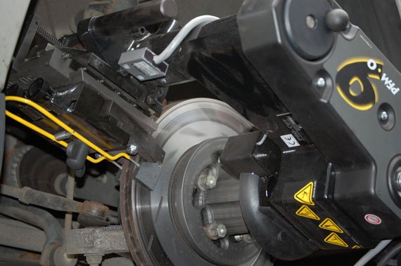 Brake vibration can throw you off track