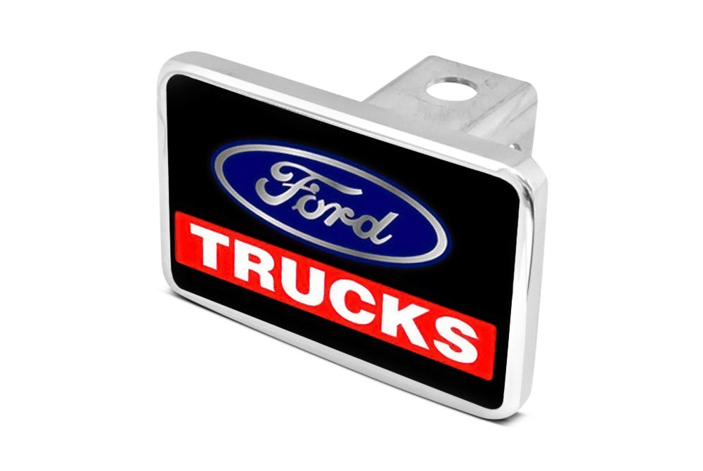 ford motor logo aluminum metal Hitch plug cover hider insert receiver reese