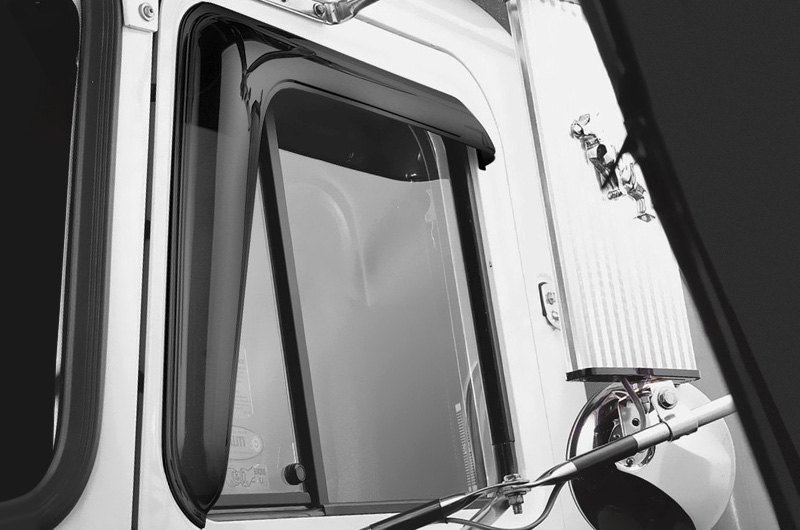 Specific Wind Deflectors Rain Window Side Winddeflectors Tinted for Truck Trucker Cabin Accessories Set of 2 Pcs